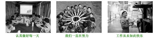 認真做好每一天/我們一直努力/工作從未如此快樂 認真做好每一天/我們一直努力/工作從未如此快樂