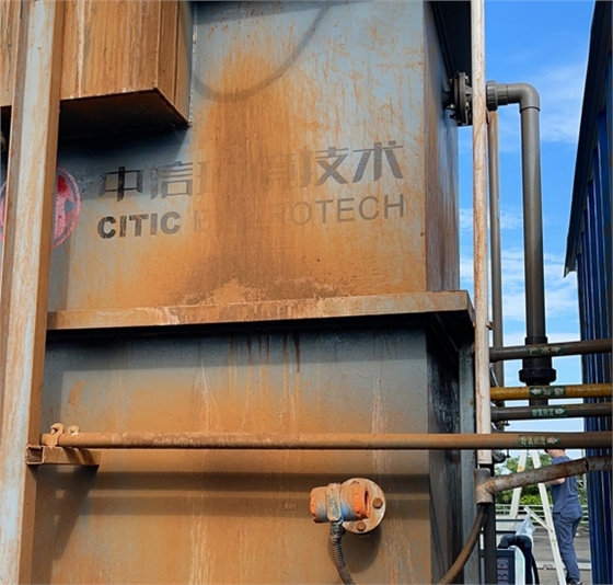 羅德泵放置于此集裝箱膜處理實驗裝置中 羅德泵放置于此集裝箱膜處理實驗裝置中