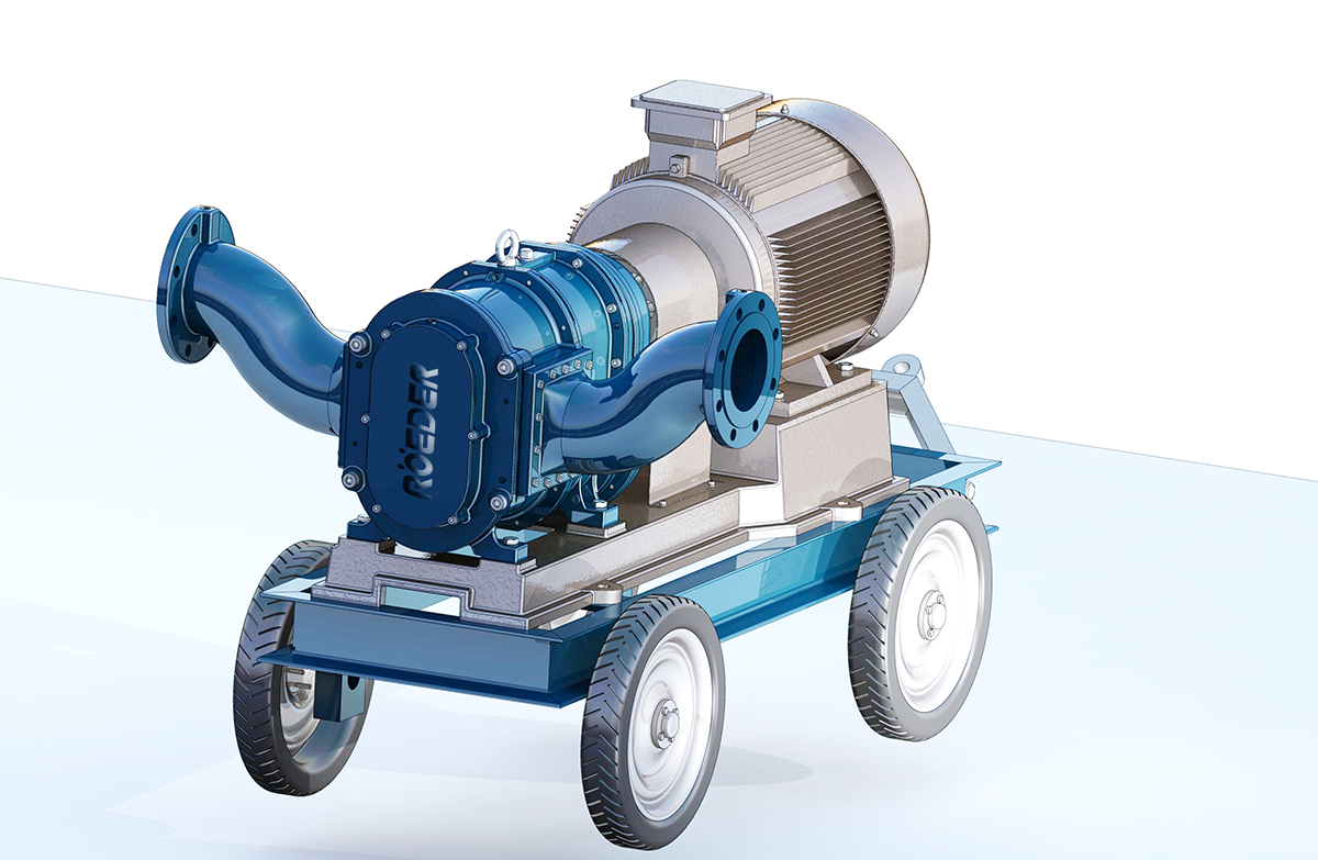 羅德手推式移動泵車