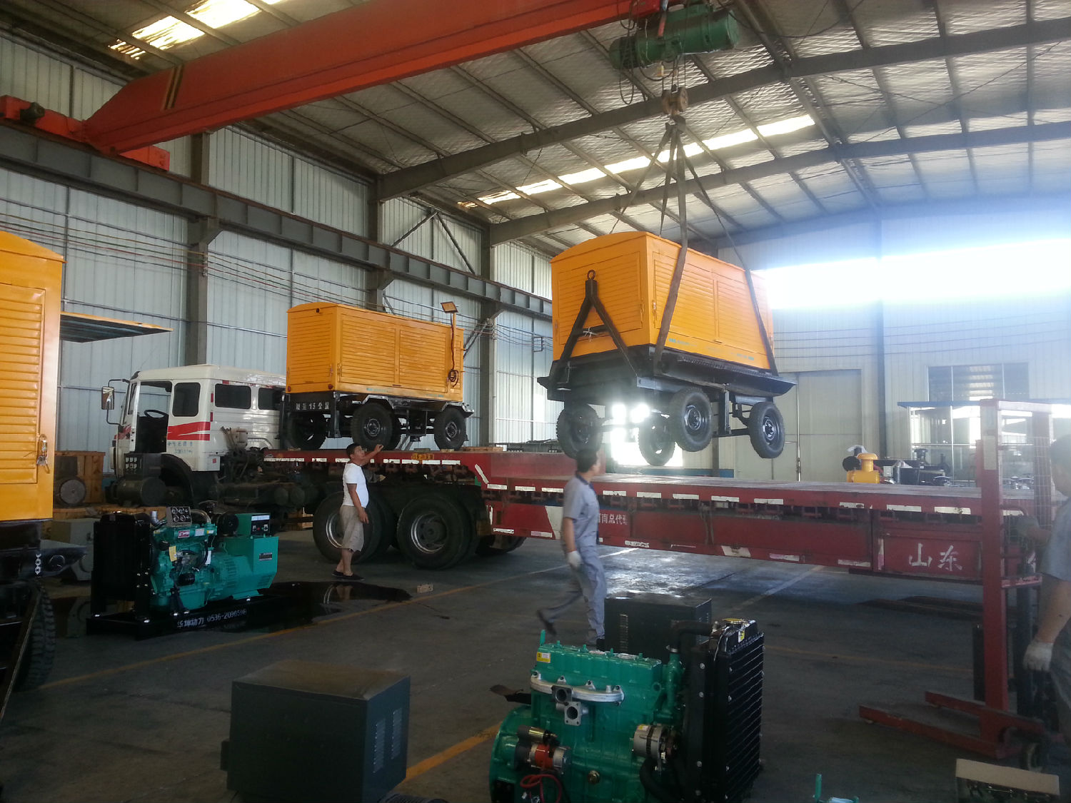 節水增糧項目移動泵車裝車 節水增糧項目移動泵車裝車