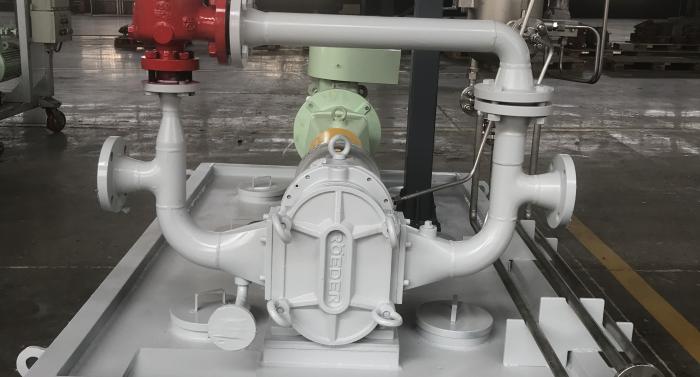 轉子泵配備雙端面機封沖洗 轉子泵配備雙端面機封沖洗